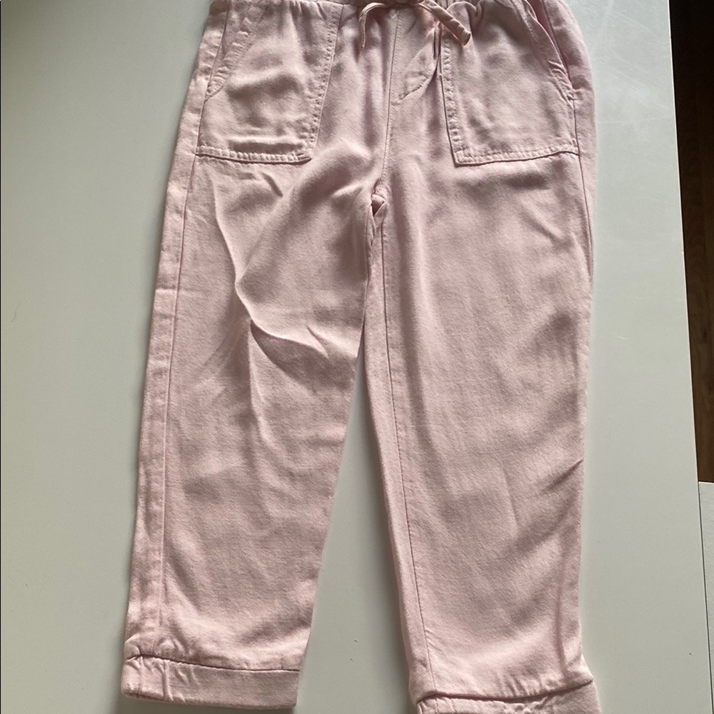 7 for all mankind 100% rayon baby Pink pants with pockets sz 4T new